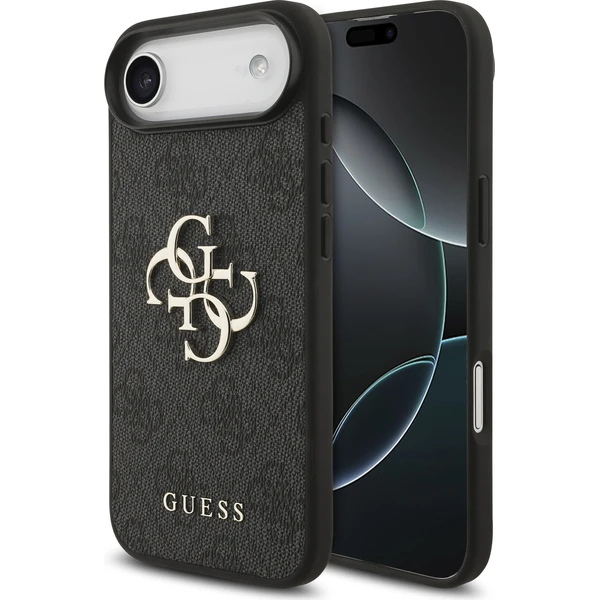 Guess PU 4G Metal Logo kryt iPhone Air sivý - Puzdra - Hlavný obrázok