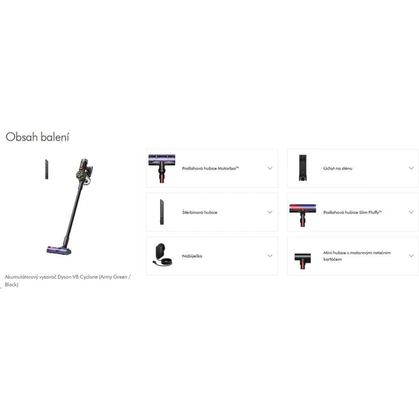 Dyson V8 Cyclone 2026 tyčový vysavač - Tyčové vysavače - Obrázok 512f40770a5041dcab5e837ce1784622