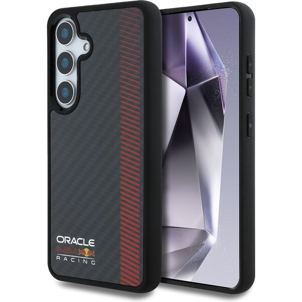 E-shop Oracle Red Bull Racing Carbon Powerbar MagSafe kryt Samsung Galaxy S25+ čierny