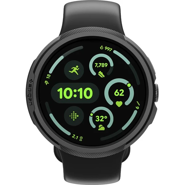 Spigen Liquid Air V2, matná čierna - Google Pixel Watch 5/4 45mm - Puzdra - Obrázok 513ec599dd5f4a25828b131a3f141ca9