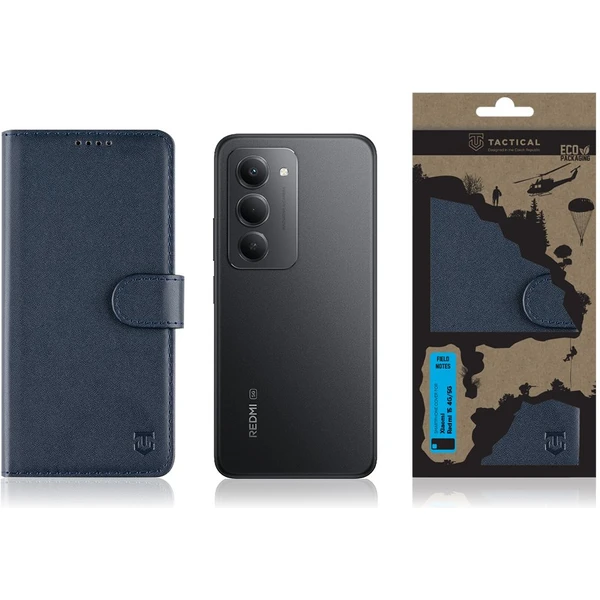 Tactical Field Notes púzdro Xiaomi Redmi 15 4G/5G modré - Puzdra - Obrázok 5149fa309cdd4fa8a0a5b109d686ad23