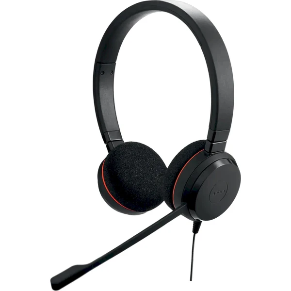 Jabra Evolve 20 USB C/A UC Stereo slúchadlá čierne - Slúchadlá - Obrázok 514Q000K01