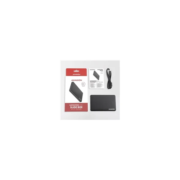 AXAGON externý box pre 2,5 SSD/HDD - USB-C 3.2 Gen 1 čierny - Externé boxy - Obrázok 5160700301