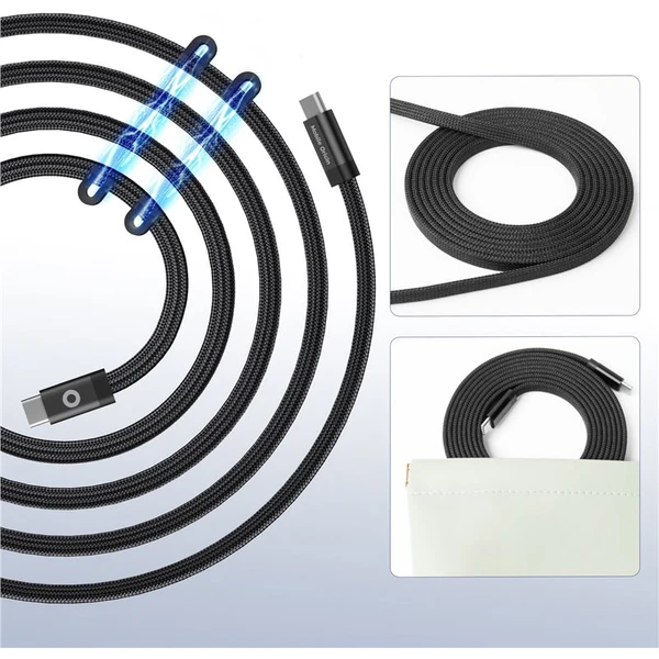 Mobile Origin Magnetic Patented Original Cable USB-C to USB-C 1m, black - Káble - Obrázok 51633a6a0a594bf39098f9fea8f184cd