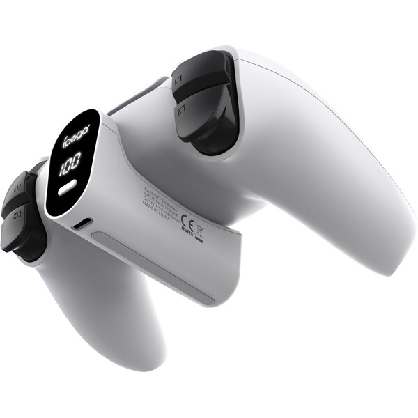 iPega P5042 prenosná dobíjacia batéria pre PS5 DualSense biela
