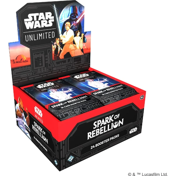 Star Wars: Unlimited - Spark of Rebellion Booster - Star Wars TCG - Obrázok 5172000K01