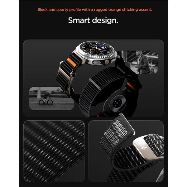 Spigen DuraPro Flex remienok Samsung Galaxy Watch8 (40/44/46mm) čierny - Remienky - Obrázok 518352bab7b74ee98aefd13946c6bdc4