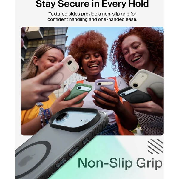 Belkin SheerForce Grip MagSafe kryt iPhone Air ružový - Puzdra - Obrázok 51CN000K01