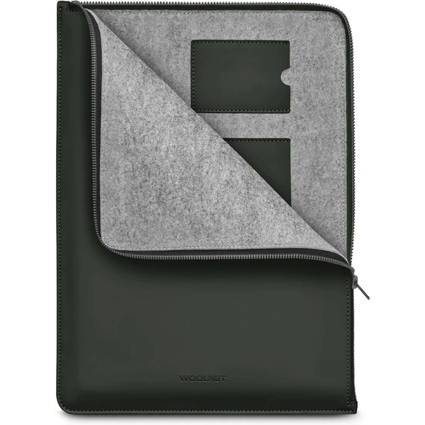 Woolnut Matte PU Folio puzdro MacBook Pro 16" tmavozelené - Puzdra - Obrázok 51JR100501