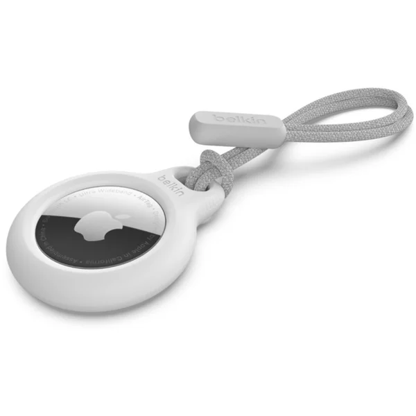 Belkin Secure holder púzdro na AirTag so šnúrkou bielej - Puzdra - Hlavný obrázok