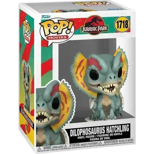 Funko POP! #1718 Movies: Jurassic park - Hatchling Dilophosaurus - Funko POP! - Obrázok 51OG000J01