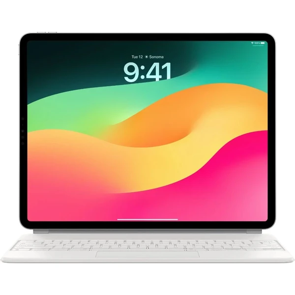 Apple iPad Pro 12,9" (2022) / iPad Air 13" (2024) Magic Keyboard klávesnica INT biela - Puzdra s klávesnicou - Hlavný obrázok
