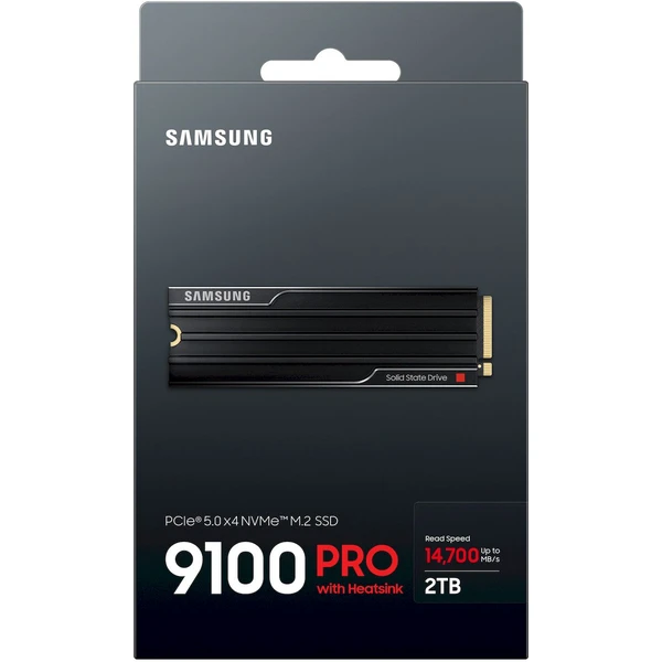 Samsung 9100 PRO Heatsink SSD M.2 – 2TB - SSD - Obrázok 51QF000N01