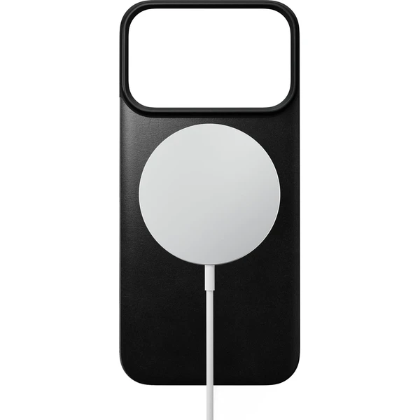 Nomad Magnetic Leather Back (Horween) MagSafe kožený kryt iPhone 18 Pro Black - Puzdra - Obrázok 51a4e4a5ee6e4a57965b5aee762c576f