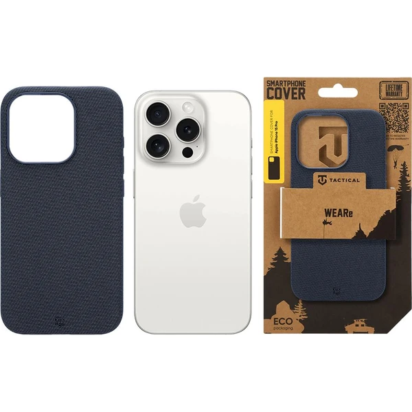 Tactical MagForce WEARe Kryt pre Apple iPhone 15 Pro Blue - Puzdra - Obrázok 51ba8ad754b740489136a2dcde2789d0