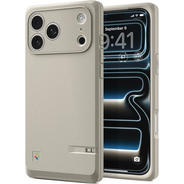 Spigen Classic LS MagSafe kryt iPhone 17 Pro (Macintosh 128K) stone - Puzdra - Hlavný obrázok