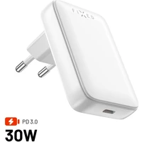 FIXED Slim GaN nabíjačka (1x USB-C), PD, 30W, biela - Nabíjačky