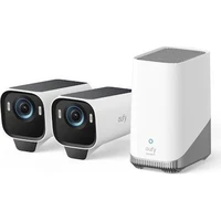 Anker eufyCam S3 Pro 2 ks + HomeBase 3 biela - IP kamery