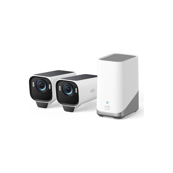 E-shop Anker eufyCam S3 Pro 2 ks + HomeBase 3 biela