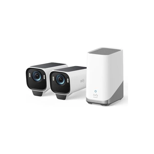 Anker eufyCam S3 Pro 2 ks + HomeBase 3 biela - IP kamery - Hlavný obrázok