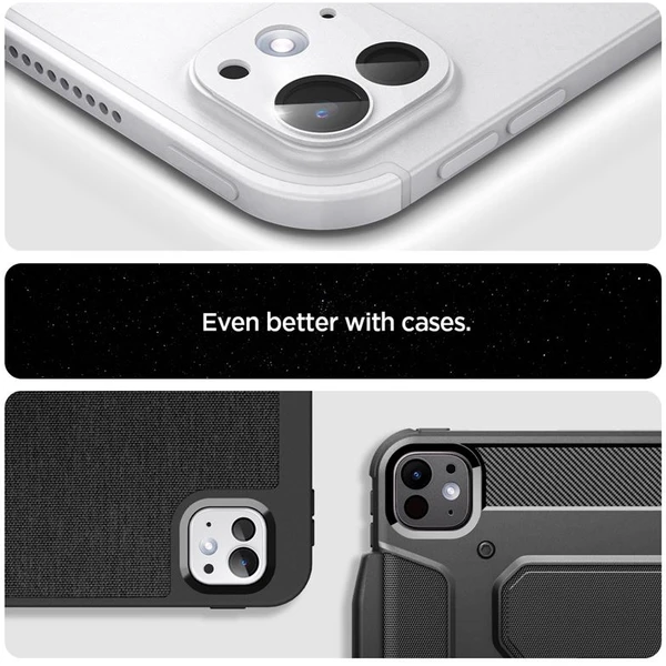 Spigen Glass TR EZ Fit Optik Metal sklo na fotoaparát iPad Pro 13" 2025/ iPad Pro 11" 2025 strieborn - Ochranné fólie a sklo - Obrázok 51e2ae3ae7cf4fe59c19b9af41578a29
