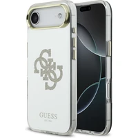 Guess PC/TPU Mirror 4G Glitter Logo MagSafe kryt iPhone Air zlatý - Puzdra