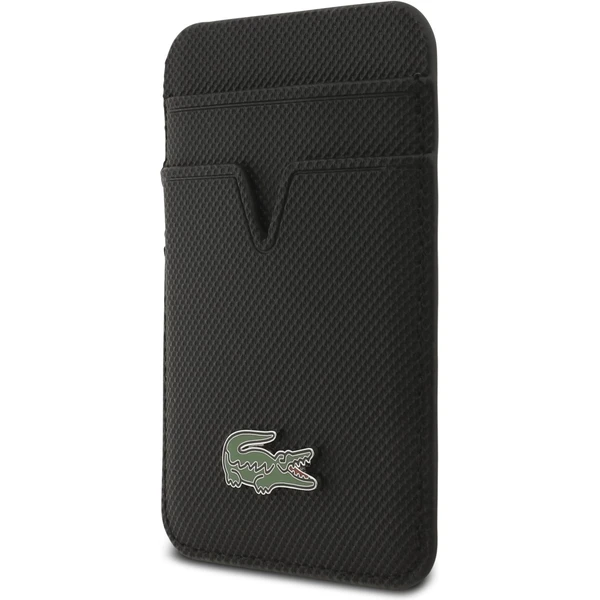 Lacoste Iconic Petit Pique MagSafe kryt + peňaženka iPhone 17 čierny - Puzdra - Obrázok 51ec137f16bd4b3fac00da8f6e78c2c3