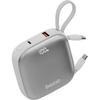 Energea Bazic GoPower Fusion powerbanka 10000mAh s káblami sivá - Powerbanky
