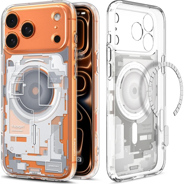 Spigen Ultra Hybrid MagSafe kryt iPhone 18 Pro Max/17 Pro Max zero one white - Puzdra - Obrázok 520a42aa748f4886885a7ec22037d374