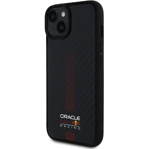Oracle Red Bull Racing Carbon Powerbar MagSafe kryt iPhone 14 čierny - Puzdra - Obrázok 521027adfad84540b17a1441af407080