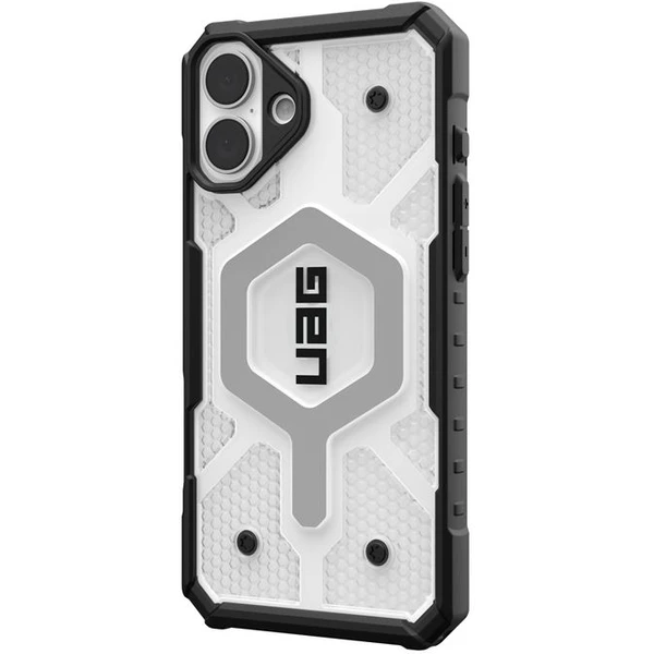 UAG Pathfinder Clear Magsafe kryt iPhone 16 Plus biely - Puzdra - Obrázok 521881eb73db459e889434fb57362ccb