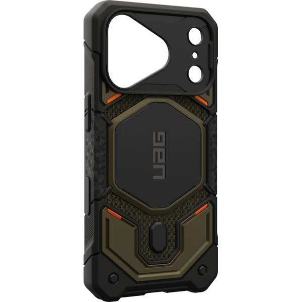 UAG Monarch Pro MagSafe Kevlar kryt iPhone 18 Pro/17 Pro zelený - Puzdra - Obrázok 5219e4c711f44874b1533e3cd30104be