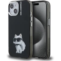 Karl Lagerfeld IML Aquarelle Chúpette kryt iPhone 15 čierny - Puzdra