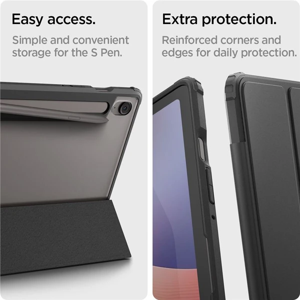 Spigen Ultra Hybrid Pro púzdro Samsung Galaxy Tab S10 FE čierne - Puzdra - Obrázok 5223e9847fb74f828020fd6803bd5540
