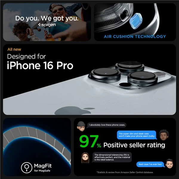 Spigen Ultra Hybrid MagSafe kryt iPhone 16 Pro frost natural titanium - Puzdra - Obrázok 523d7d60056f457b8b7512b780b17ef3