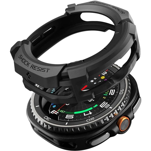Spigen Rugged Armor kryt Galaxy Watch8 Classic (46mm) matne čierny - Puzdra - Obrázok 525d5f7d957a45579df7ef1bc07bec98