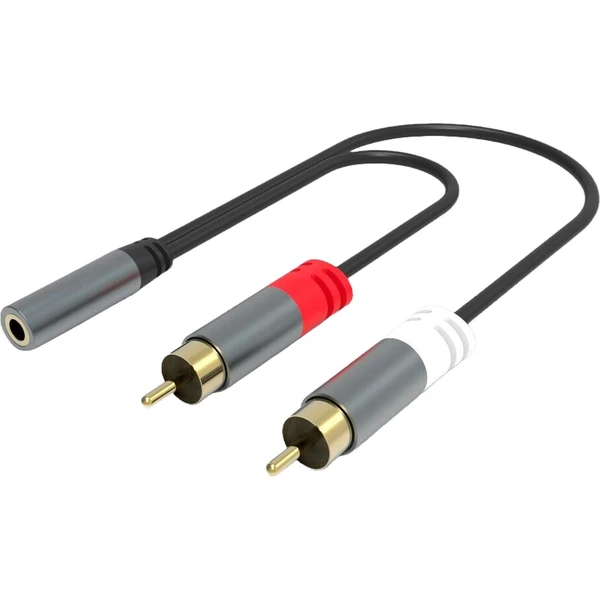 PremiumCord HQ 3,5mm/2x Cinch redukcia 0,15m čierna - Káble a redukcie - Obrázok 526446230b0a4aec8604c8026e1bdc05