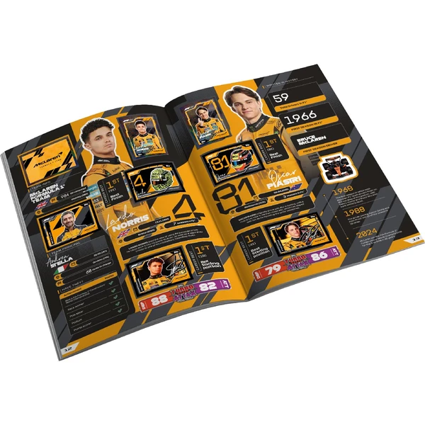 Samolepky Topps F1 2025 Special Anniversary Edition - Zberateľský Album + Samolepky - Zberateľské karty a nálepky - Obrázok 52DN000K01