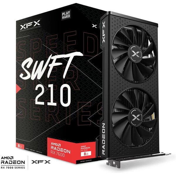 E-shop XFX Speedster SWFT 210 AMD Radeon RX 7600 CORE 8GB GDDR6