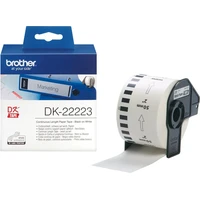 Brother DK-22223 papierová páska čierna na bielej šírka 50 mm - Pásky pre štítkovače