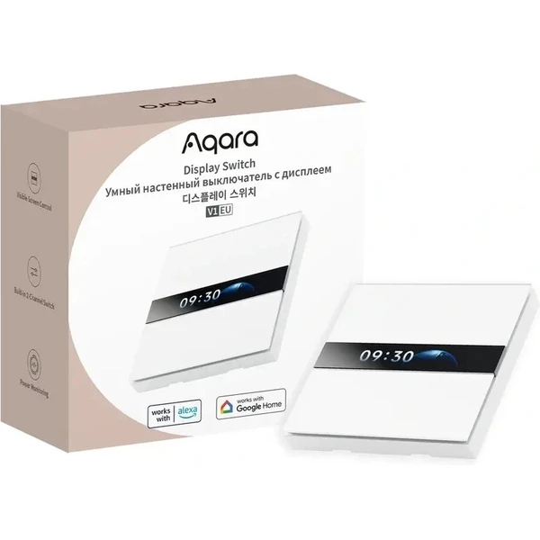 AQARA Display Switch V1 (WS-K02D) Zigbee vypínač s displejom - Ovládače - Obrázok 52PD000N01