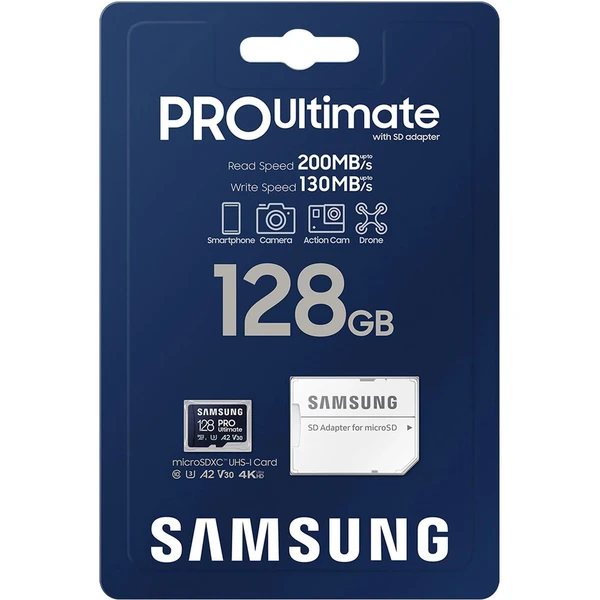 Samsung PRO Ultimate microSDXC 128GB + SD adaptér - Pamäťové karty - Obrázok 52S9000601