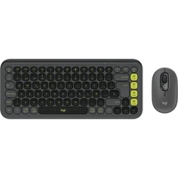 Logitech POP Combo (US) klávesnica a myš grafitová - Klávesnicové sety