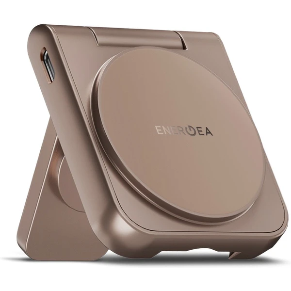 ENERGEA MagDuo 2v1 Foldable (Qi2) MagSafe nabíjačka zlatá - Nabíjačky - Obrázok 52a3acc9fdca49bc8fd0cea08b92c0fa