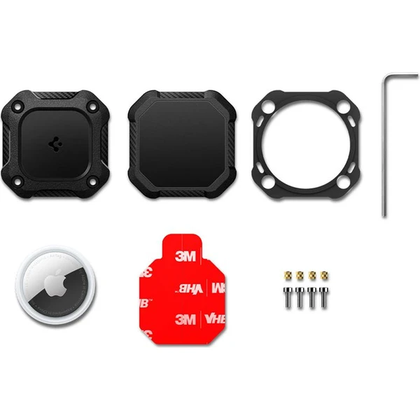 Spigen Tough Armor IP67 vodotesné puzdro pre Apple AirTag čierne (4 ks) - Puzdra - Obrázok 52af1fdd23984ada883be70ea89da6ee