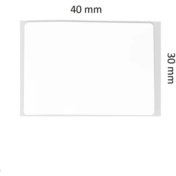 Niimbot štítky R 40x20mm 320ks pre B21, B21S, B3, B1S biele - Pásky pre štítkovače - Obrázok 52bb01290d9f4d6bb8d56fb005484ed7