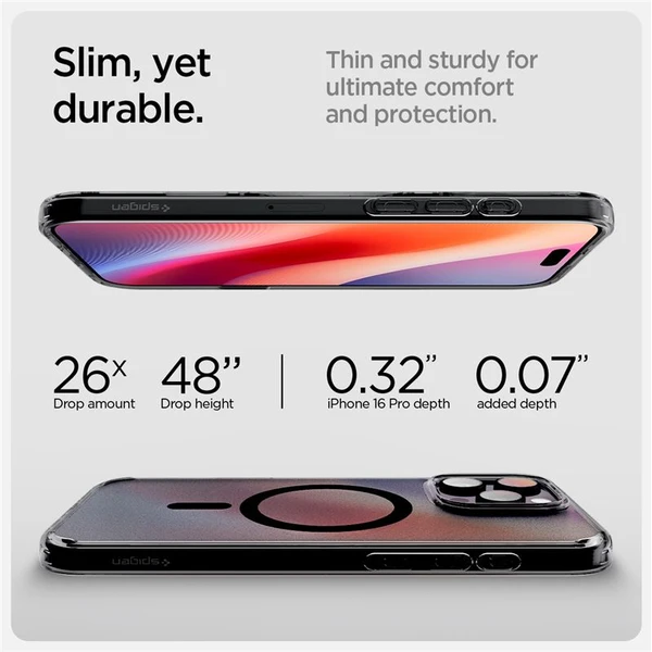Spigen Ultra Hybrid T MagSafe kryt iPhone 16 Pre čierny - Puzdra - Obrázok 52d2aa6c19764d74bcfb0734a8ee3a9e