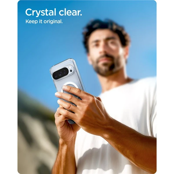 Spigen Ultra Hybrid MagSafe kryt Google Pixel 10 Pro XL clear white - Puzdra - Obrázok 52dae5c7f7d743c1afe1a947784e4586