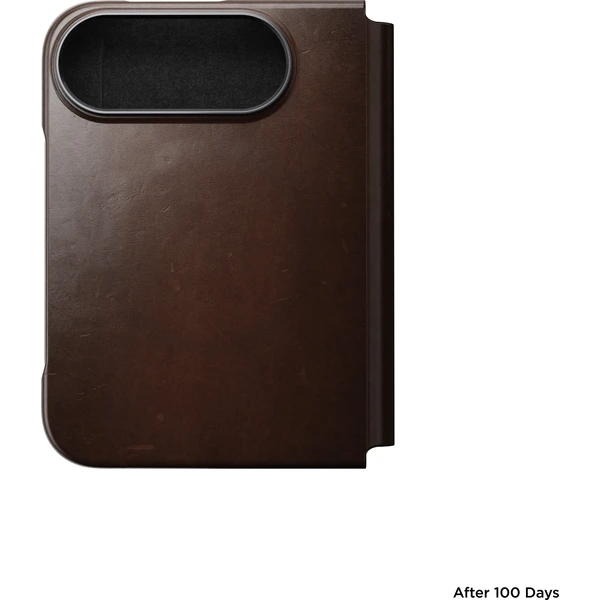 Nomad Traditional Leather Folio (Horween) MagSafe kožené puzdro iPhone 18 Fold rustikálna hnedá - Puzdra - Obrázok 52daf97103df4b63a8a2b5ba803226c7