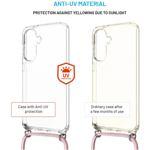 FIXED Pure Neck kryt s ružovou šnúrkou na krk pre Samsung Galaxy A36 5G/A56 5G - Puzdra - Obrázok 52f5ab477a9a49378546cd1f659820c0